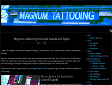 Tablet Screenshot of magnumtattoo.com